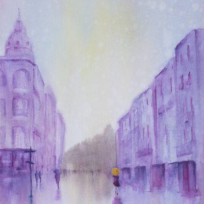 Purple Rain, Narbonne  
65cm x 55cm SOLD
