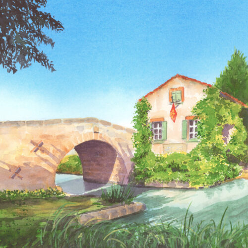 Pont de Pigasse, Canal du Midi