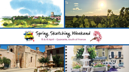 South of France Sketching Weekend - April 2023