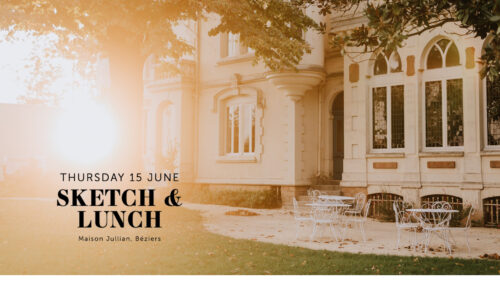 Sketching at Maison Jullian 15 June