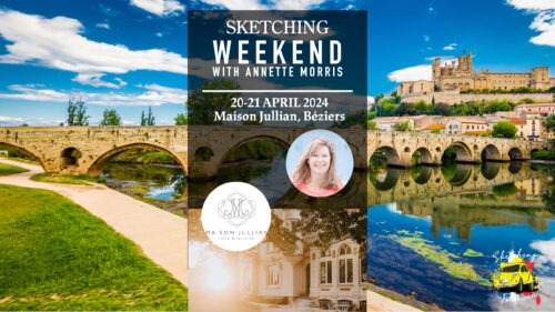 Spring sketching weekend April 2024 - Béziers