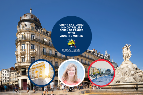Urban Sketching in Montpellier - October 2026