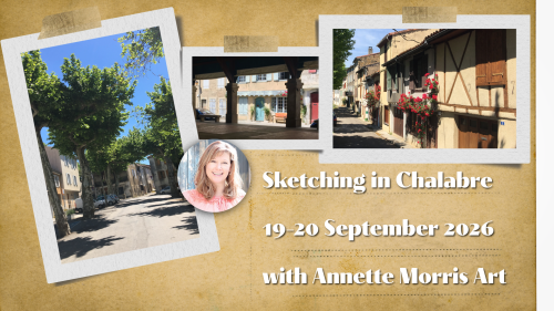Sketching in Chalabre Sept 2026