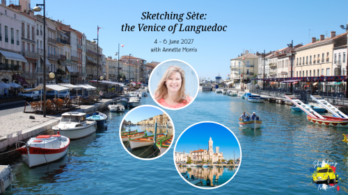 Sète sketching weekend June 2027