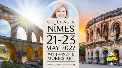 Spring sketching weekend May 2027 Nîmes